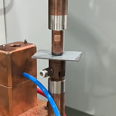 Energy storage spot welding machine for welding galvanized sheet and screws